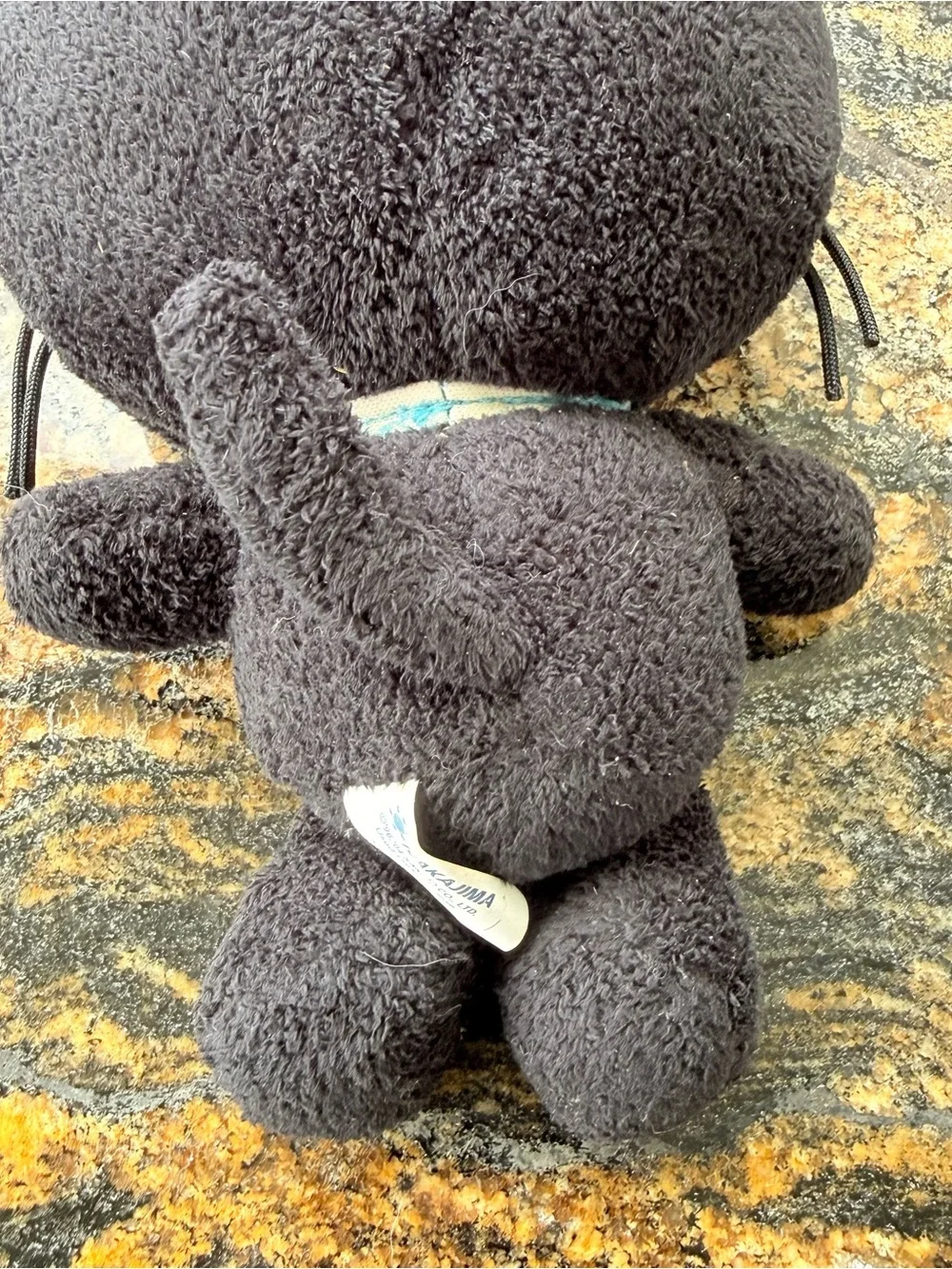 Sanrio Nakajima Chococat 1996 04 Black Plush 8” Stuffed Animal Whiskers Vintage